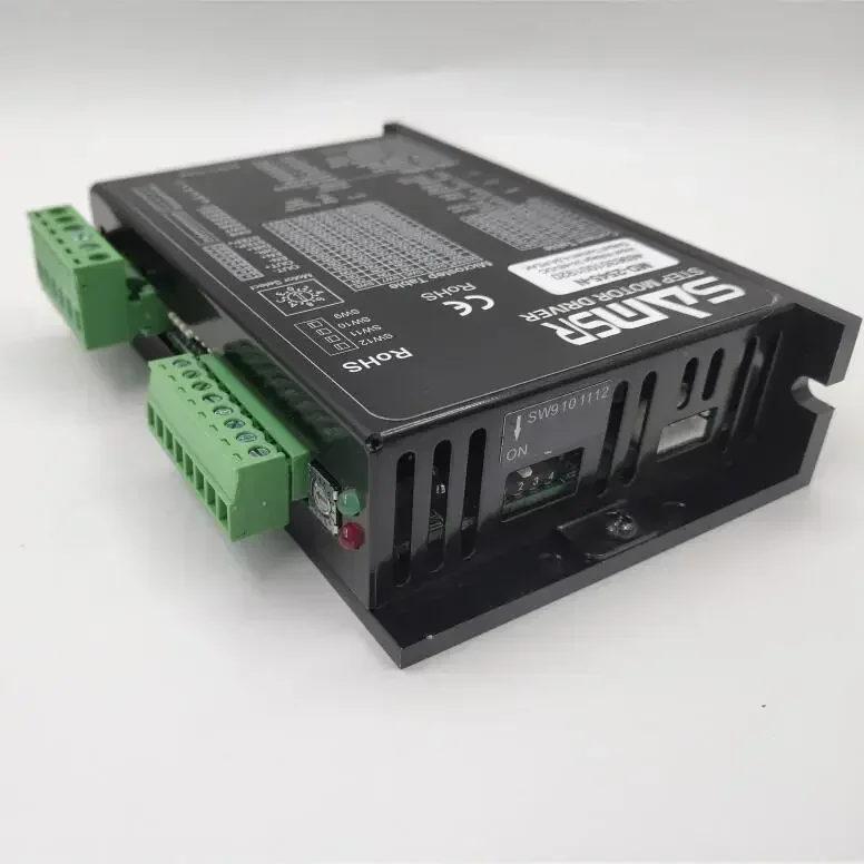 SAMSR CNC محرك متدرج سائق 1.0-4.5A 24-48VDC 128 قرارات مايكرو خطوة لمحرك متدرج Nema 17 و 23