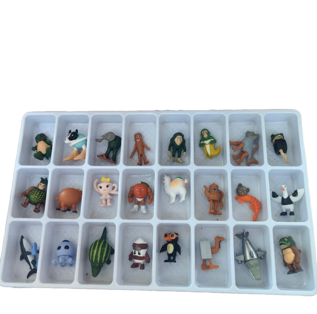 Cartoon Italian Brainrot Tung Tung Sahur 24Pcs Advent Calendar Box Model Tralalero Tralala Bombardino Crocodilo Shimpanzini Gift