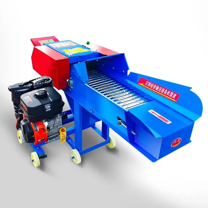 Household cattle and sheep breeding straw crusher grass cutter
