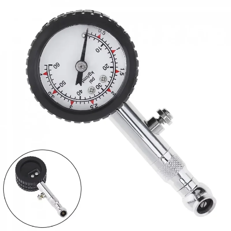 YD-6025 Accurate Auto Car Tire Pressure Gauge Meter Automobile Tyre Air Pressure Dial Meter Vehicle Tester 0-60 PSI