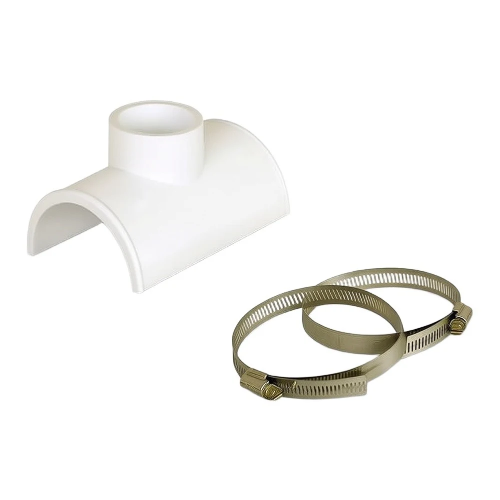 Effective Drainage System Solution Pvc Garden PVC Saddle Tee Carbon Steel Construction Stainless Steel Hose Clamp