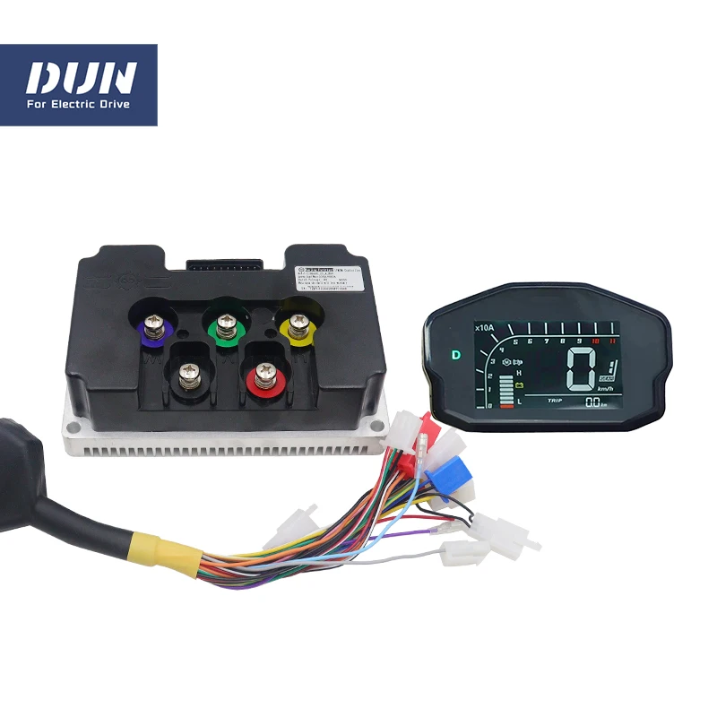 New Fardriver ND72680 Controller BLDC 350A 5000W-6000W Programmable with DKD ONE-LIN Display For Electric Scooter Motorcycle