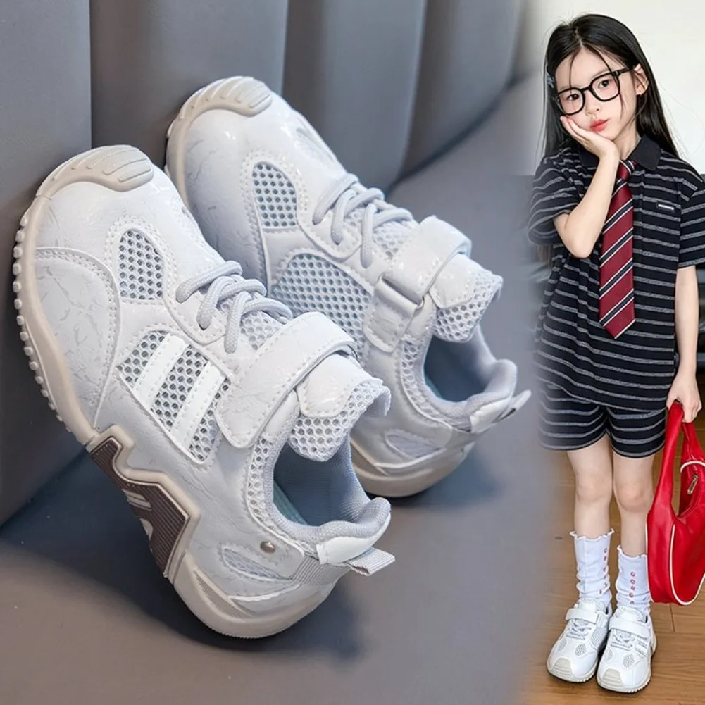 2026 Spring New Fashionable and Versatile Children's Casual Shoes for Boys and Girls Comfortable Anti slip Outdoor Running Shoes