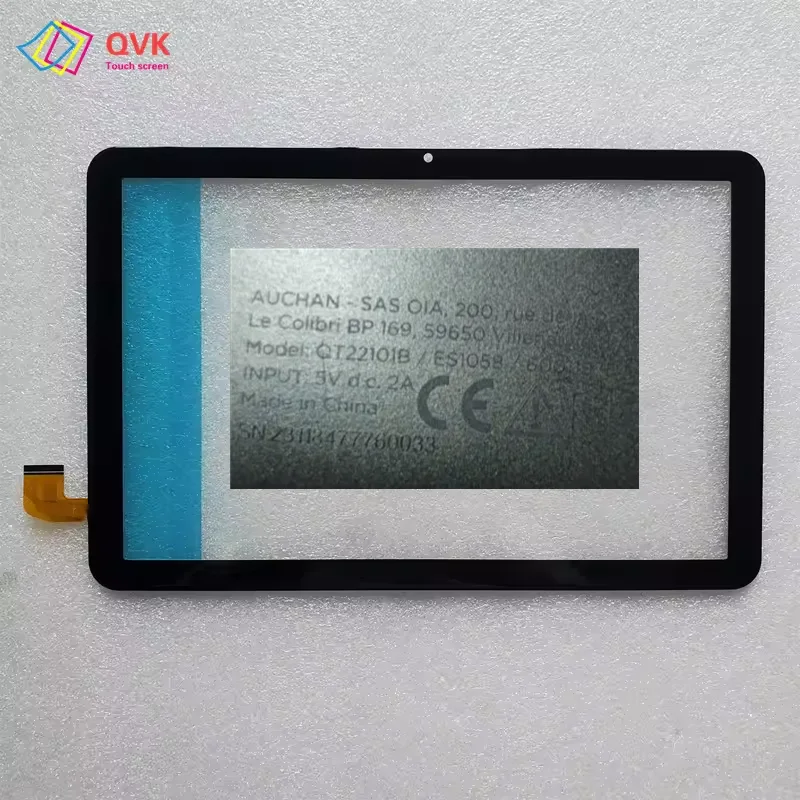 

10.1Inch Black For Qilivie Q3-21 QT2110BP Tablet PC Capacitive Touch Screen Digitizer Sensor External Glass Panel QT22101B