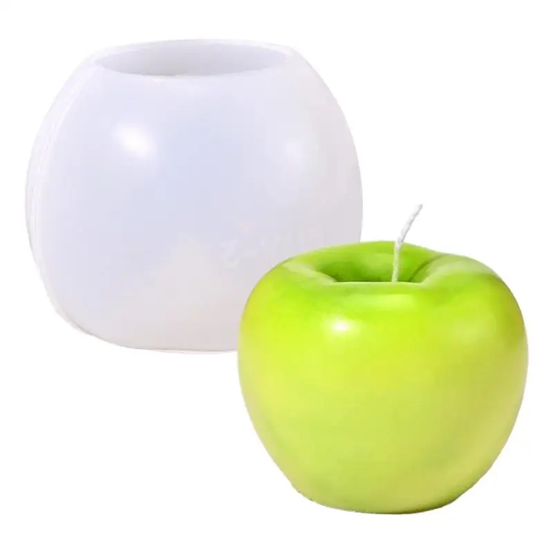 3D-Fruchtförmige Silikon-Kerzenformen, Antihaftbeschichtet, Wiederverwendbar, Ideal für DIY-Kerzenherstellung und Heimdekoration – Detail 7