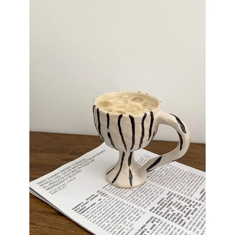 

Birthday Gift Design Sense Ceramic Coffee Mug Retro Creative Mug Premium Sense Water Cup