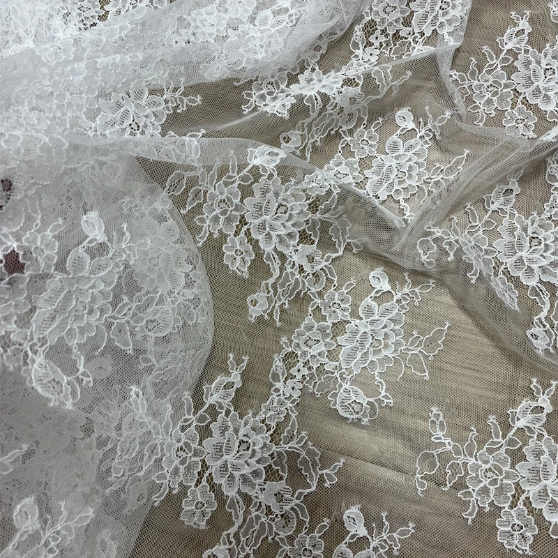 Mesh Soft Lace Fabric for Wedding Dress Children\'s Clothing Lining Designer Diy Sewing Material Cloth By The Meter