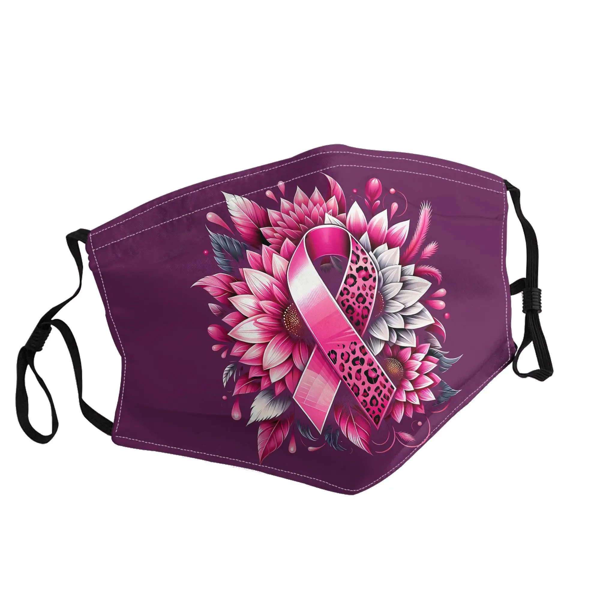 

Pink Ribbon Sports Prevention of Breast Cancer Mask Unisex Outdoor Fashion Printed