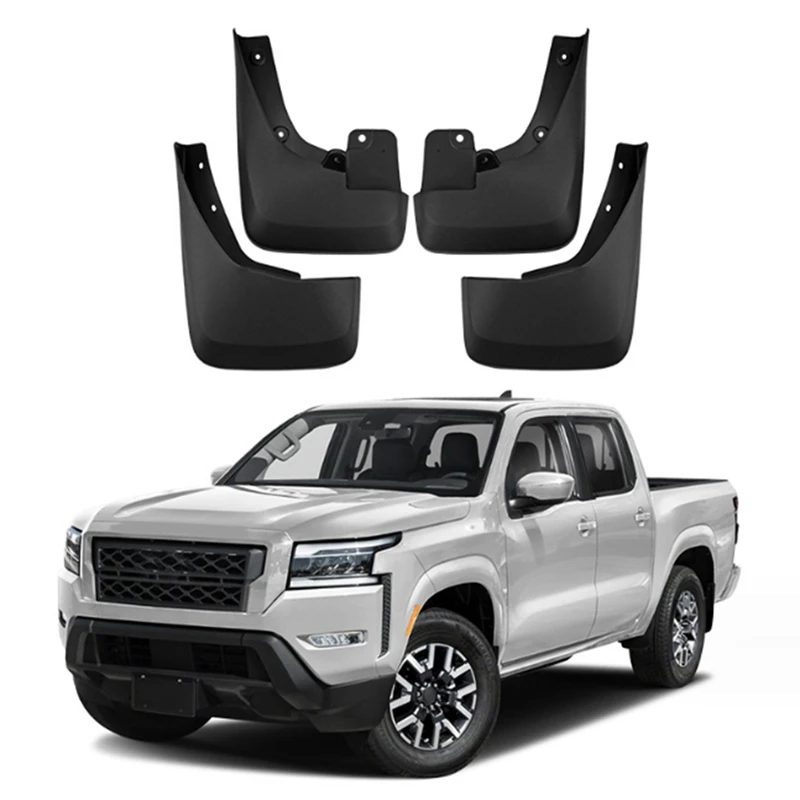 Car Mudguards Splash Guards Fender Mud Flaps For Nissan Frontier S/SV 2023 Car Accessories