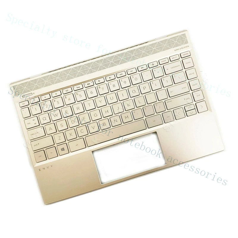 

Новая верхняя панель корпуса с подсветкой клавиатуры золотого цвета для HP Envy 13-AH L19541-001