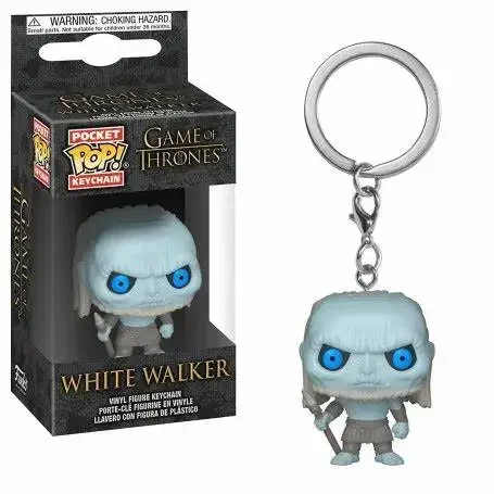 FUNKO Pop Film TV Spiel von Jon Snow Daenerys Davos Ghost Night King Thrones Tylenion Drogon Schlüsselanhänger Figur Modell Sammlerspielzeug