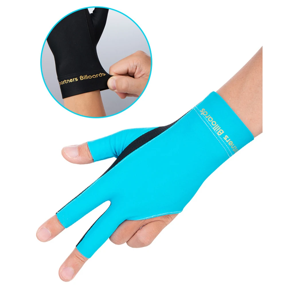 

1 шт. перчатки для бильярда, дышащие перчатки для снукера с открытыми пальцами, противоскользящие портативные легкие многоразовые тренировочные аксессуары