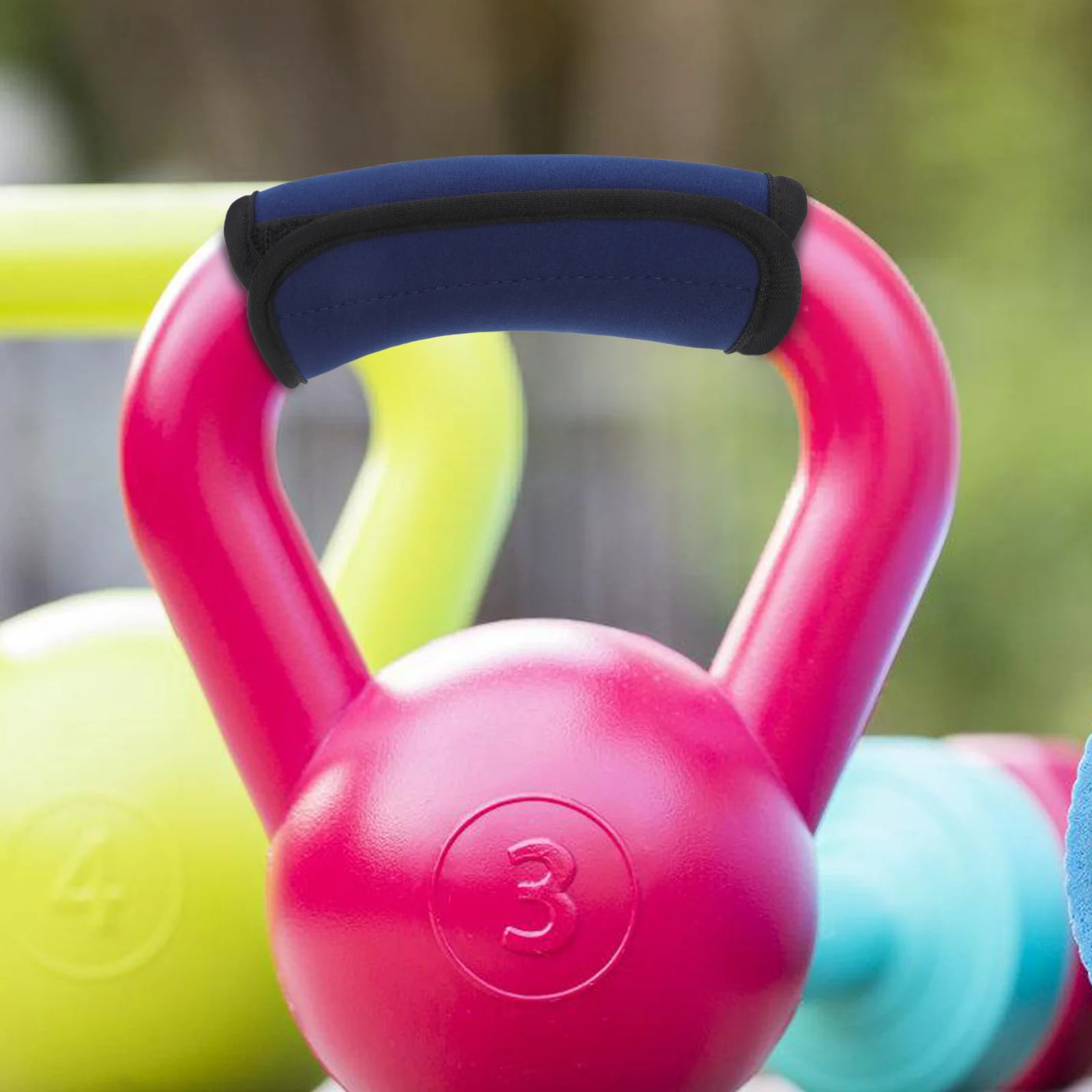 

2pcs Anti-Slip Dumbbell Handle Pad Protective Barbell Cushion Gym Equipment Weight Lifting Neoprene Fitness Supply Removable