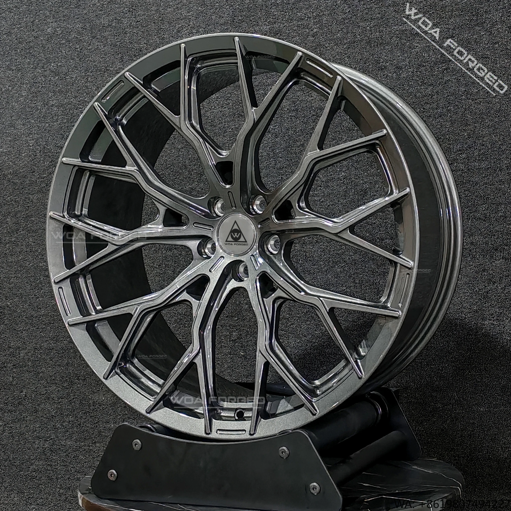 

Custom Chrome Forged Alloy Deep Recessed Single-Piece Multi-Spoke Lightweight Car Wheels for Retrofit/Upgrade-New