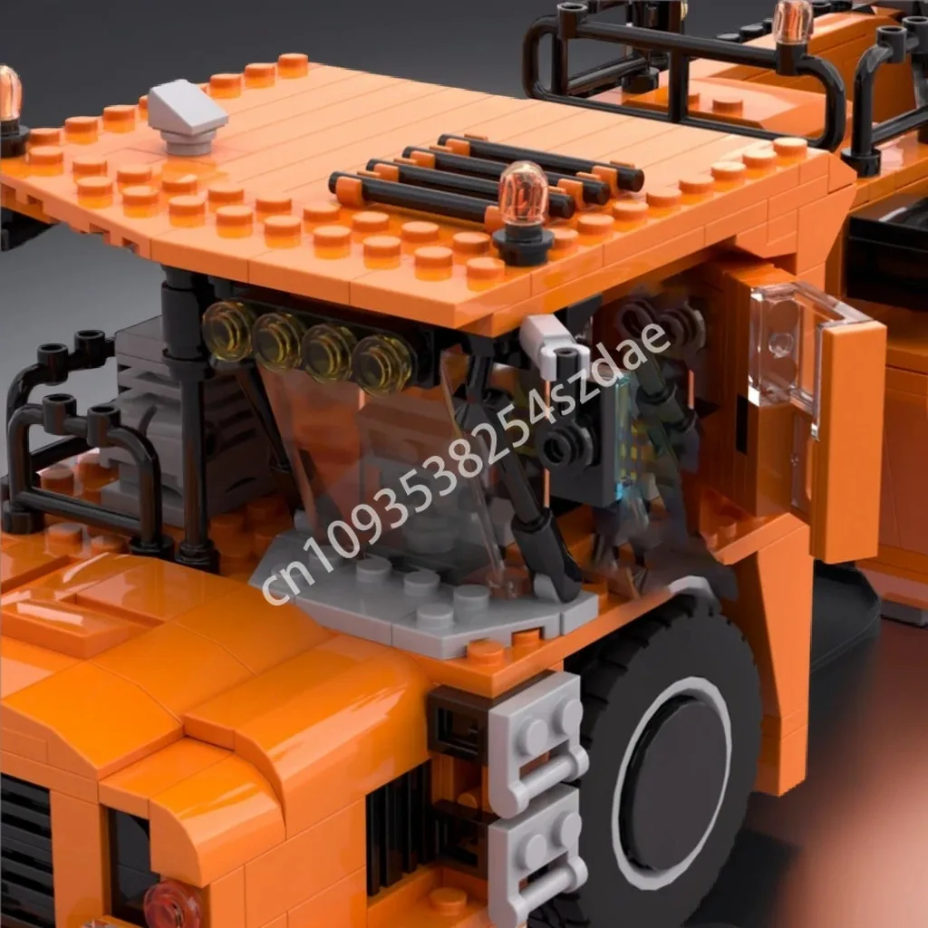 

1174 шт. MOC металлические произведения, разплавленный транспортер отходов, городские строительные блоки STEM, образовательная креативная рождественская игрушка в подарок