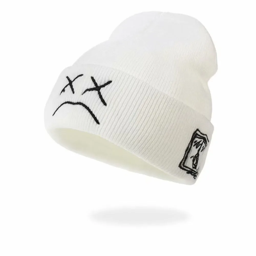 Gorro de punto con rotación de alta calidad, gorro tejido de fibra acrílica estilo Hip-hop, gorro de lana cálido - imagen 3
