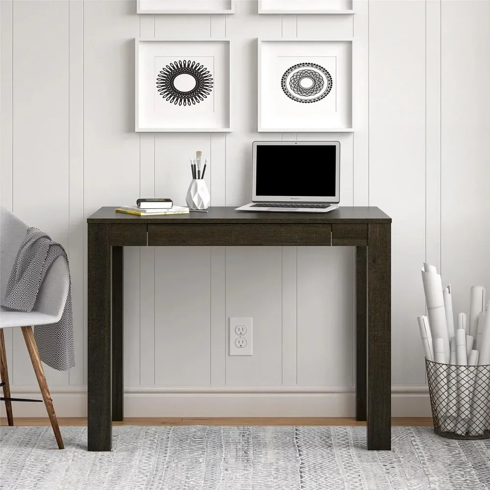 Zz New Mainstays Parsons Escritorio, Laminado Blanco