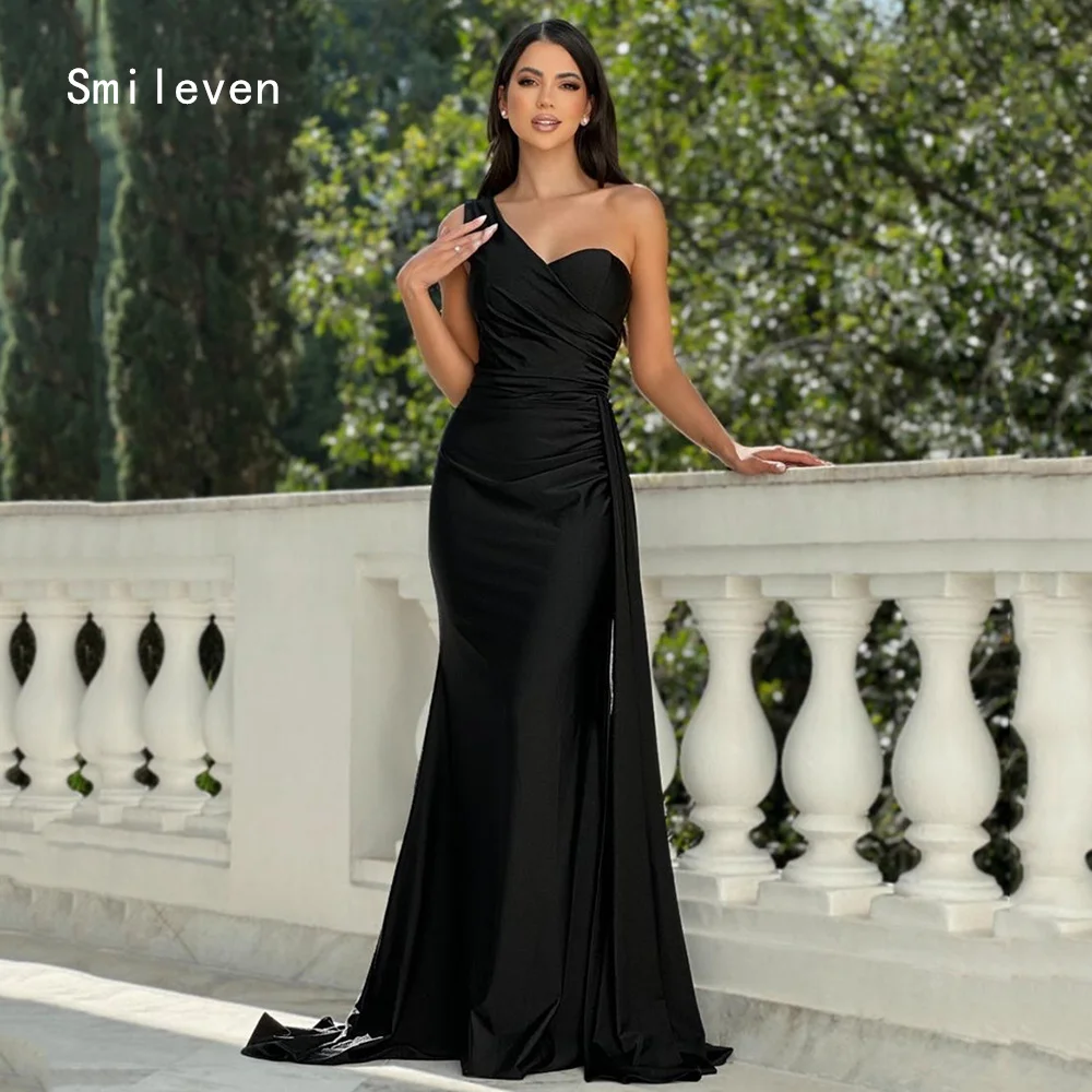 

Smileven Luxury Mermaid Prom Dress Pleat Sweetheart Party Gowns Elegant One Shoulder Formal Occassion Dress Customized 2026