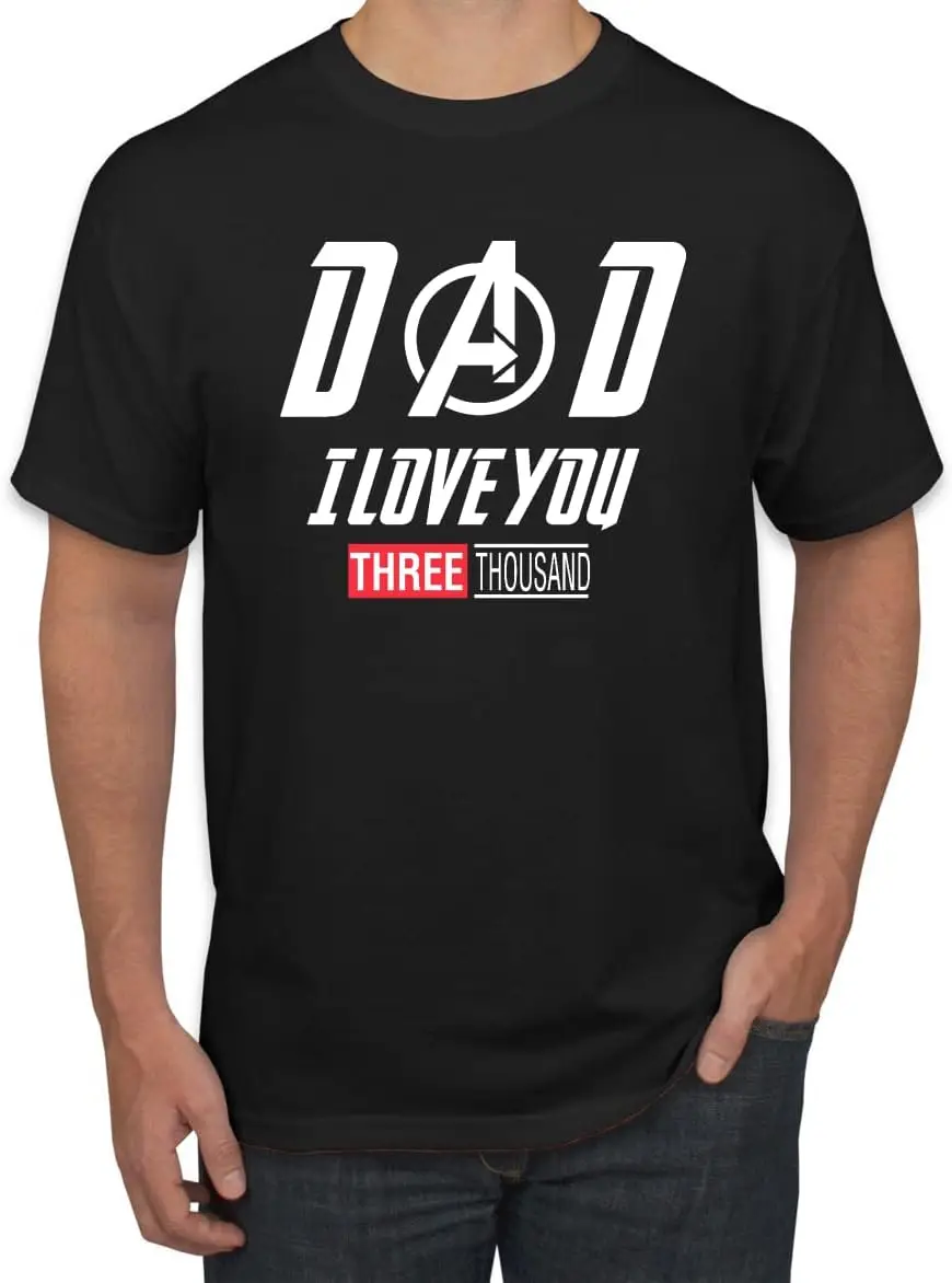 

Dad I Love You 3000 Endgame Superhero Gift Idea Men's Graphic T-Shirt