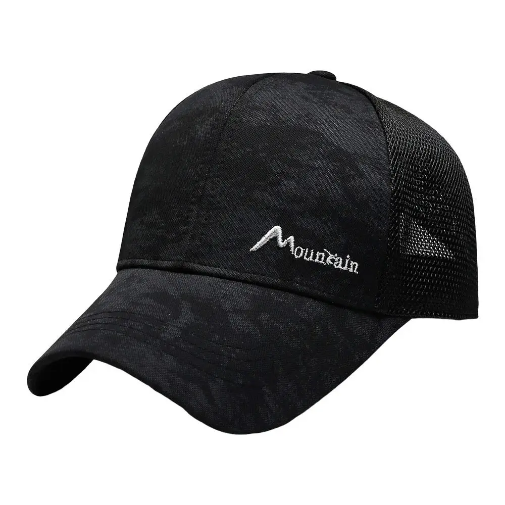 Fashion Summer Baseball Cap Breathable Quick-drying Snapback Hat Sport Mesh Sun Hat Outdoor