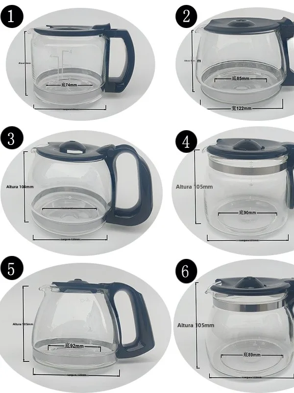 Acessórios Universais para Cafeteira Americana: Copo de Vidro, Filtro, Válvula de Gotejamento, Acessórios para Cafeteira, Ope...