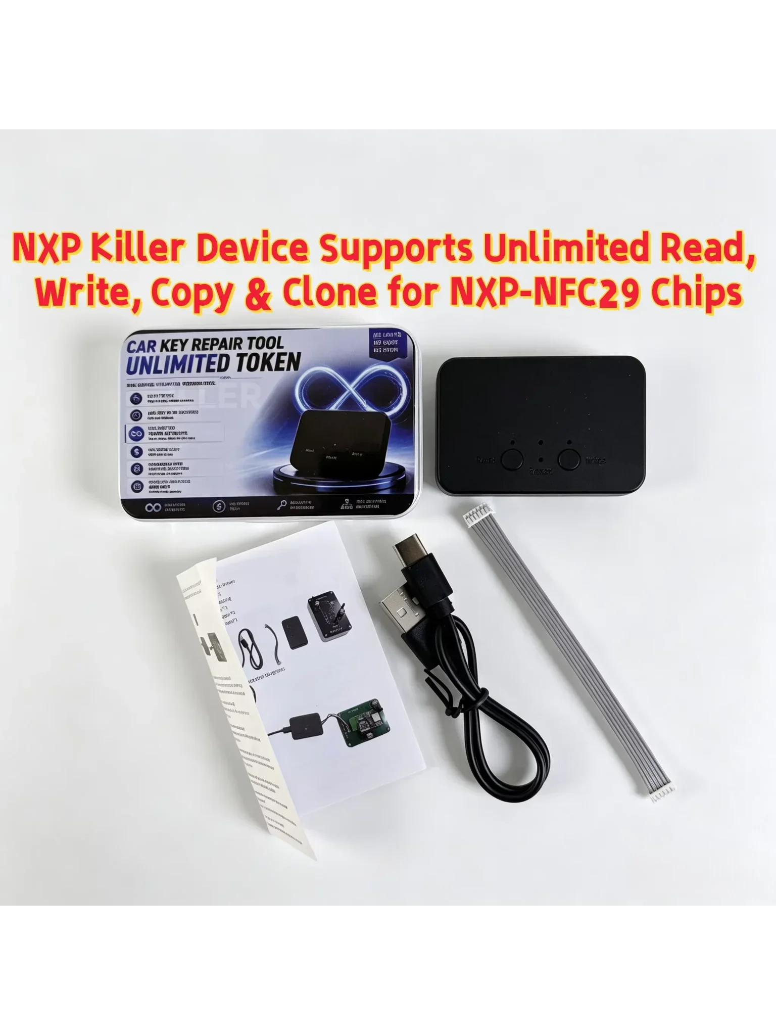 KiTi For NXP Killer Tool Adapter Base for Smart Keys Clones Compatible for Mazda Nissan Jeep Chery Buick Cadillac Honda All NXP
