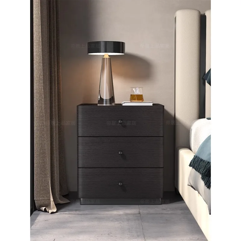 Simple modern wood bedside table with Drawer creative new storage cabinet for bedroom capaciousness Household furniture