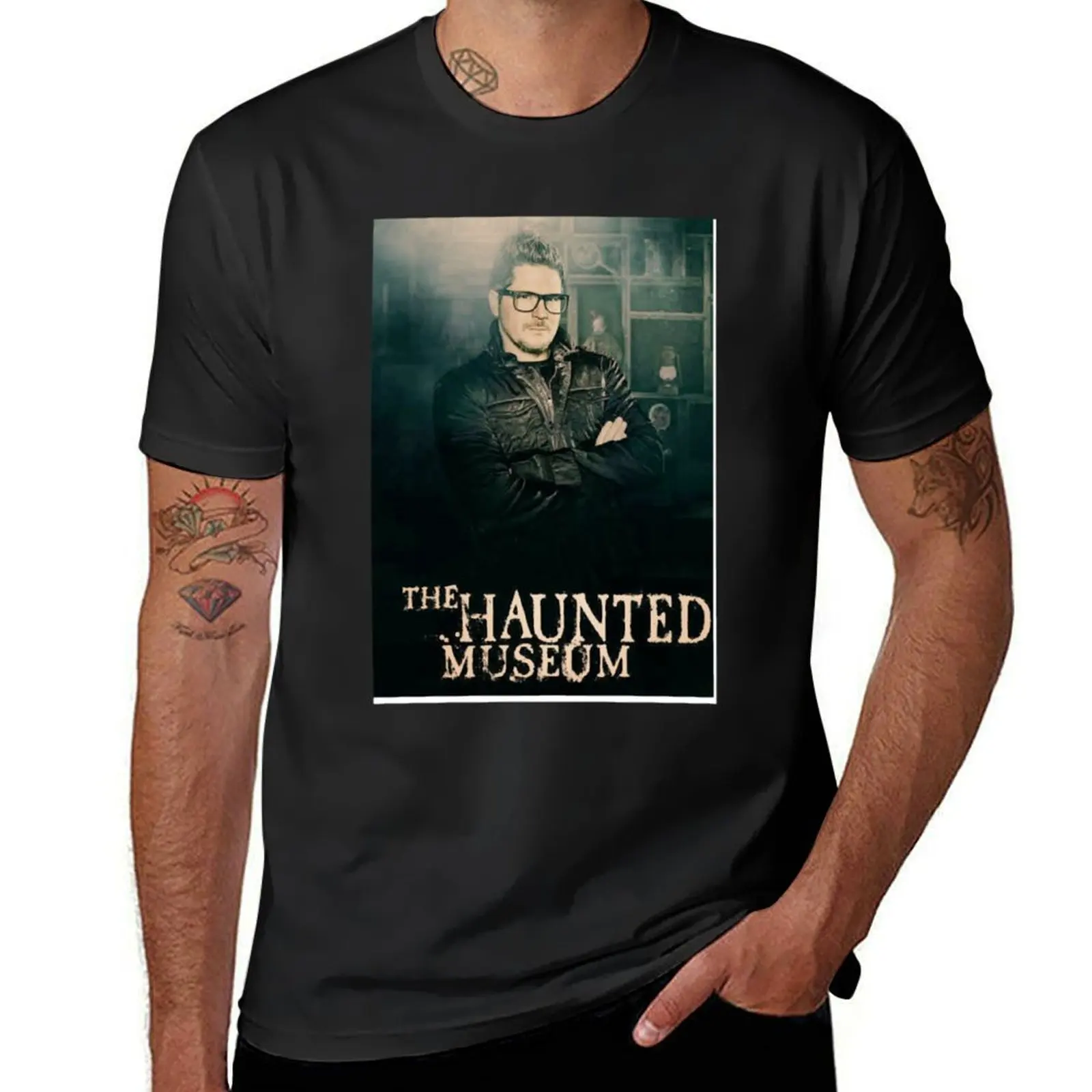 ZAK BAGANS - THE HAUNTED MUSEUM T-Shirt blacks plus sizes oversized plain mens champion t shirts