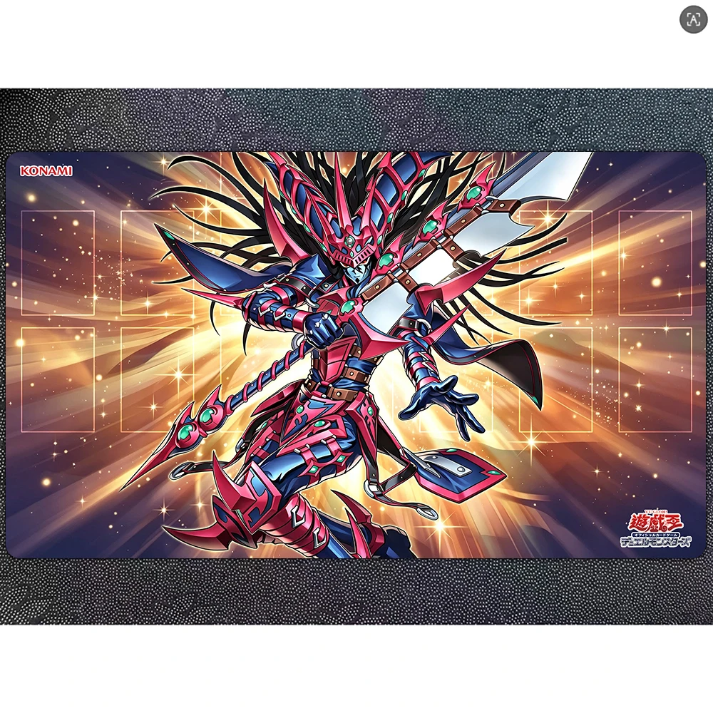 Yu-Gi-Oh Spielmatte Black Chaos der ultimative magische Schwertkämpfer Kartenunterlage Benutzerdefinierte YGO-Matte KMC TCG YuGiOh-Matte-237