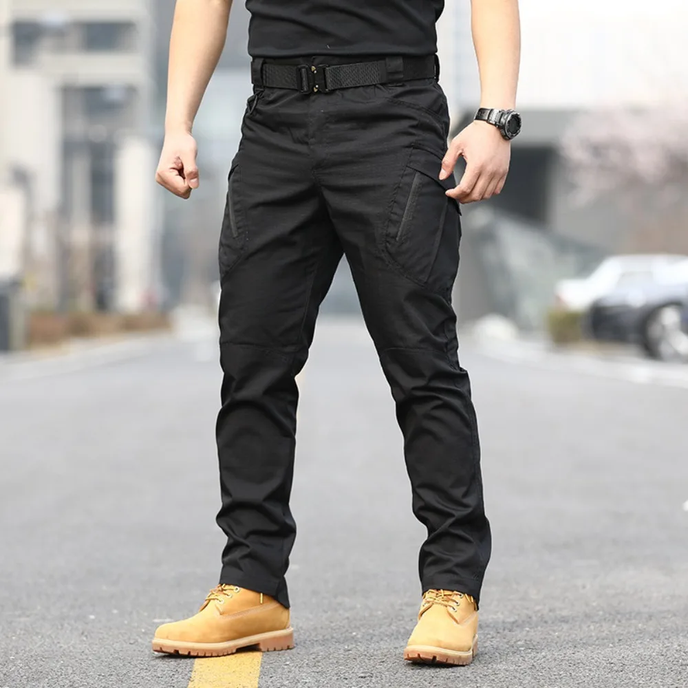 Work Pants Training Pants Wear - Resistant, Scratch - Proof, Waterproof, Foreign Trade Pants Multi - Pocket for Cosplay
