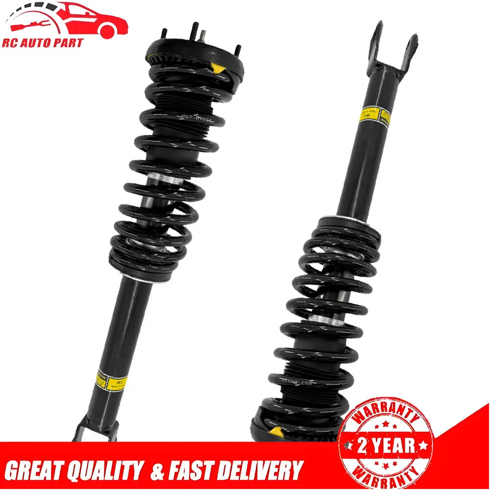 2X Front Shock Asorbers Struts Assys w/o Electric For Jaguar XF RWD 2009 2010-2015 C2Z5526 C2Z5527 C2Z26736