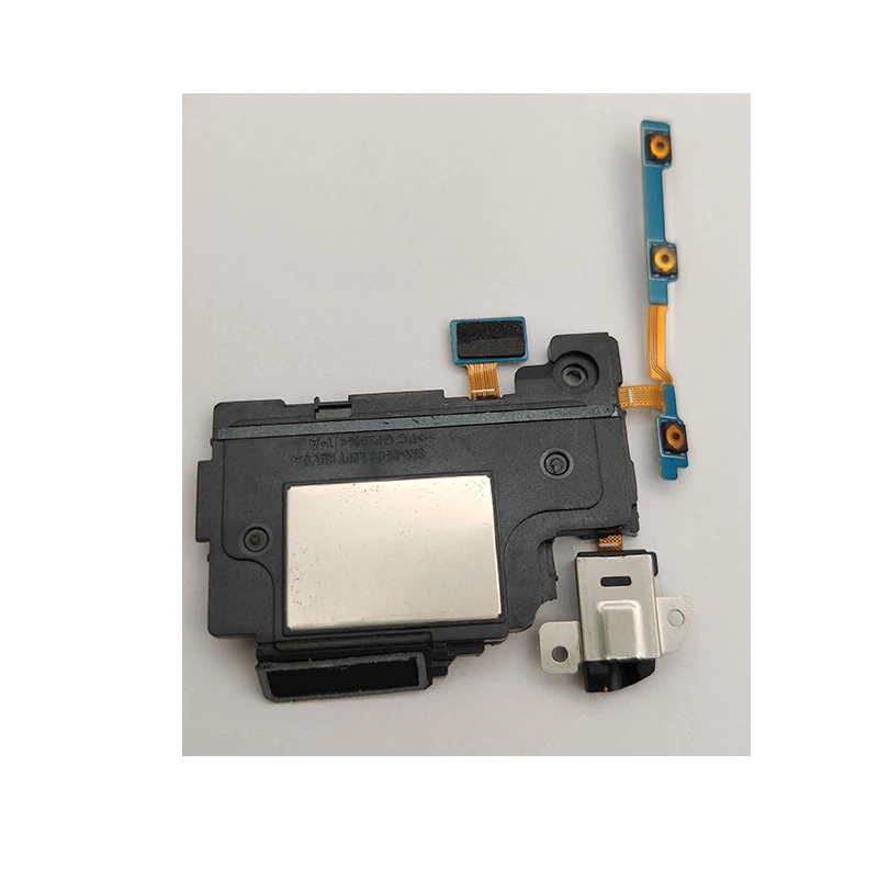 Aocarmo Power On/Off Volume Loudspeaker Earphone Headset Jack Flex Cable For Samsung Galaxy Tab SM- P600 P601 P605 Repair Part