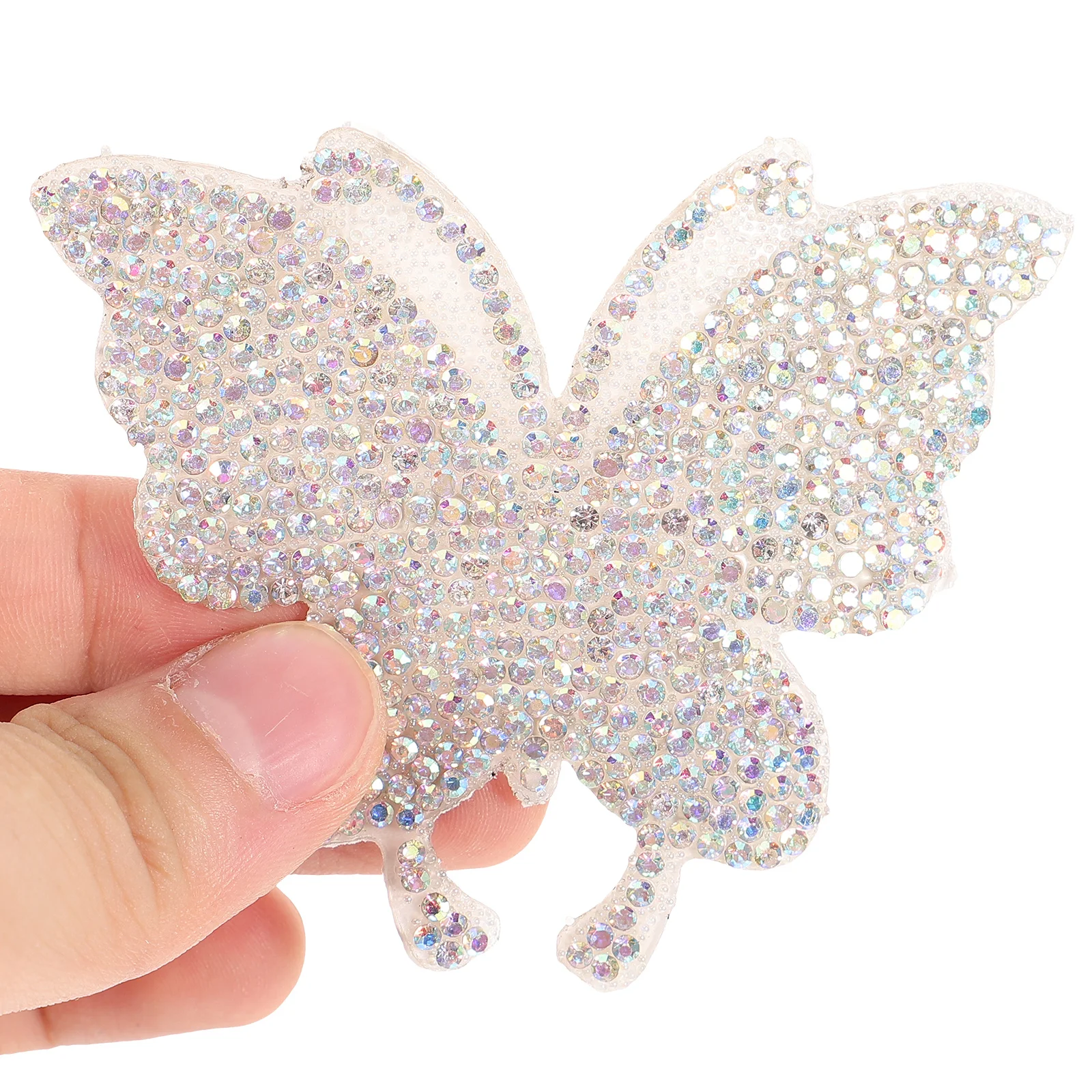 

5 Pcs Decor Butterfly Sticker Butterflies Rhinestones Stickers Reflective Diamond