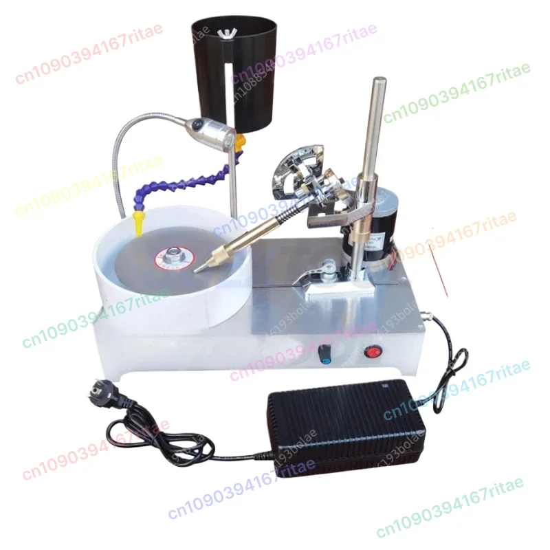 

Полировальный станок Полировщик Плоская шлифовальная машина Гранильный станок 120 Вт 2800 об/мин Шлифовальный станок для огранки драгоценных камней Граненые ювелирные изделия