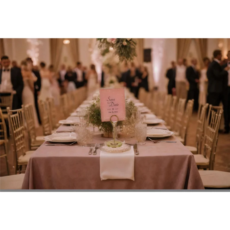 

RMWIN-Elegant Gold Premium Table Place Card Holders(12Pcs), Weighted Base Stand, Clip Design For Special For Events