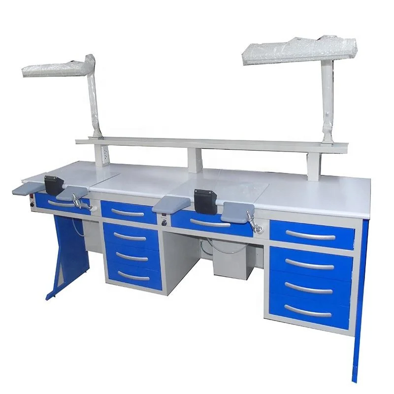 den tal Lab Equipment den tal Work Bench 2.15m Double den tal Lab Working Station