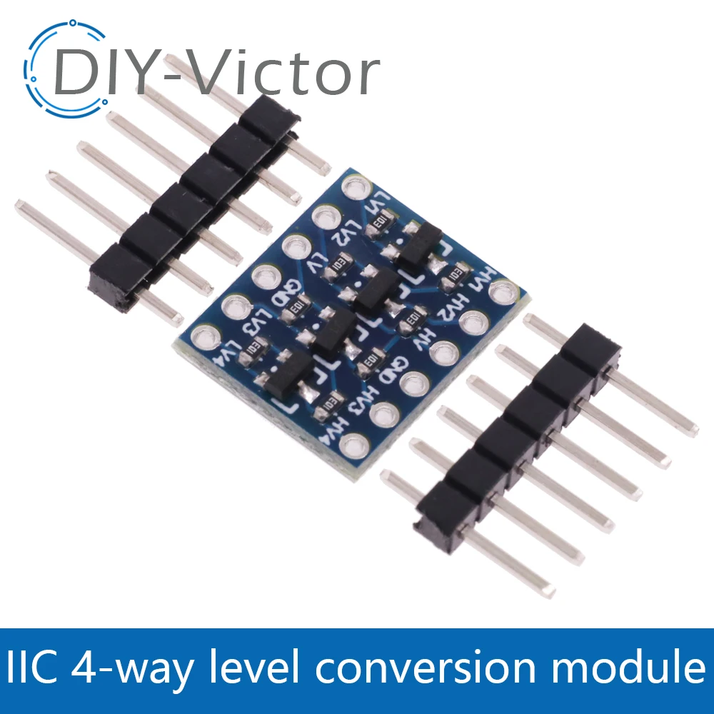 2/4/8 Channel IIC I2C Logic Level Converter Bi-Directional Board Module 2 4 8 Way DC 3.3V/5V With Pins For Arduino Raspberry Pi