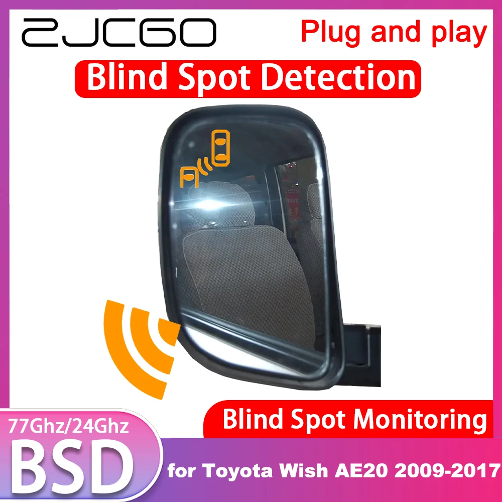 for Toyota Wish AE20 2009-2017 OEM Blind Spot Detection Monitoring Warning Lane Assist System 77GHz Radar Detector Plug & Play