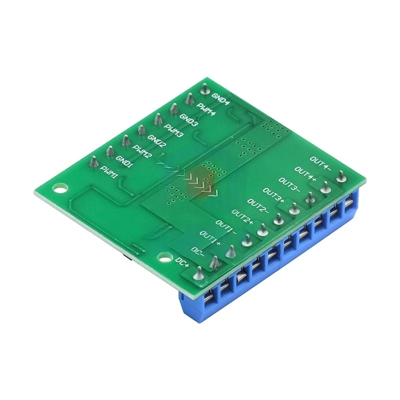 Four-channel MOSFET/FET Module Amplifier Circuit Board/Driver Module, 4-channel Optocoupler Isolation, DC