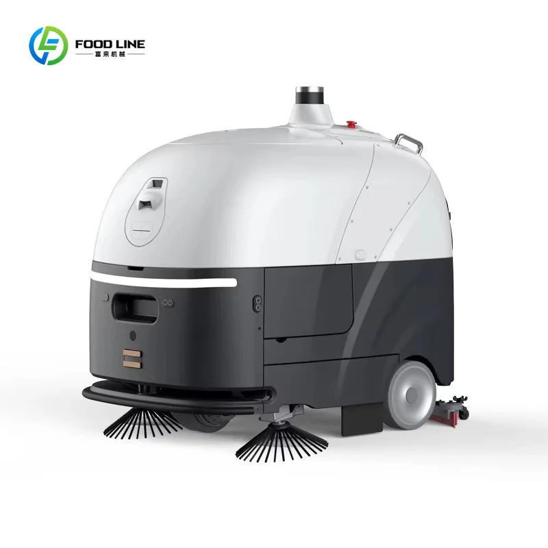 High Frequency Autonomous Floor Scrubber Mop for Logistics Warehouse Distribution Center Cleaning Custom