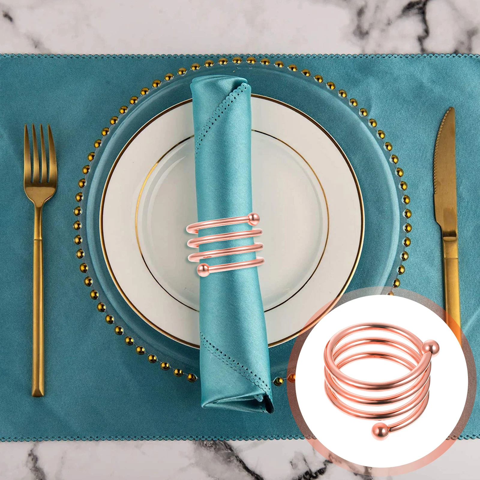 

6 шт., кольца для салфеток, металлические креативные декоративные пряжки, праздничные подарки, сервировка стола, аксессуары для кухонного бара