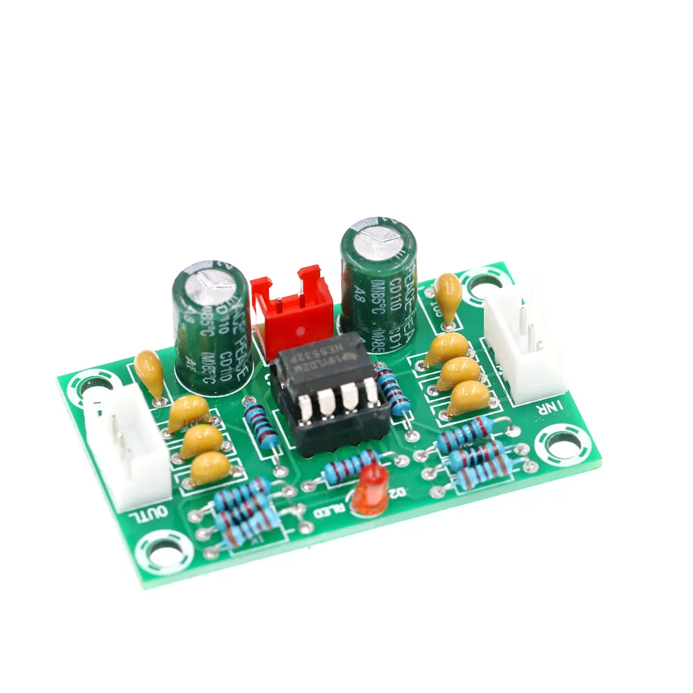 NE5532 Tone Board Preamplifier Operational Amplifier Module Audio Preamp 5 Times Wide Voltage DC12-30V