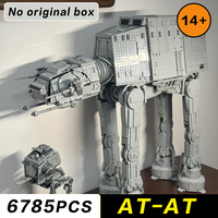 Hot spot new 6785 pieces of AT-AT compatible 75313 building block models, birthday and Christmas gifts, decorative toys
