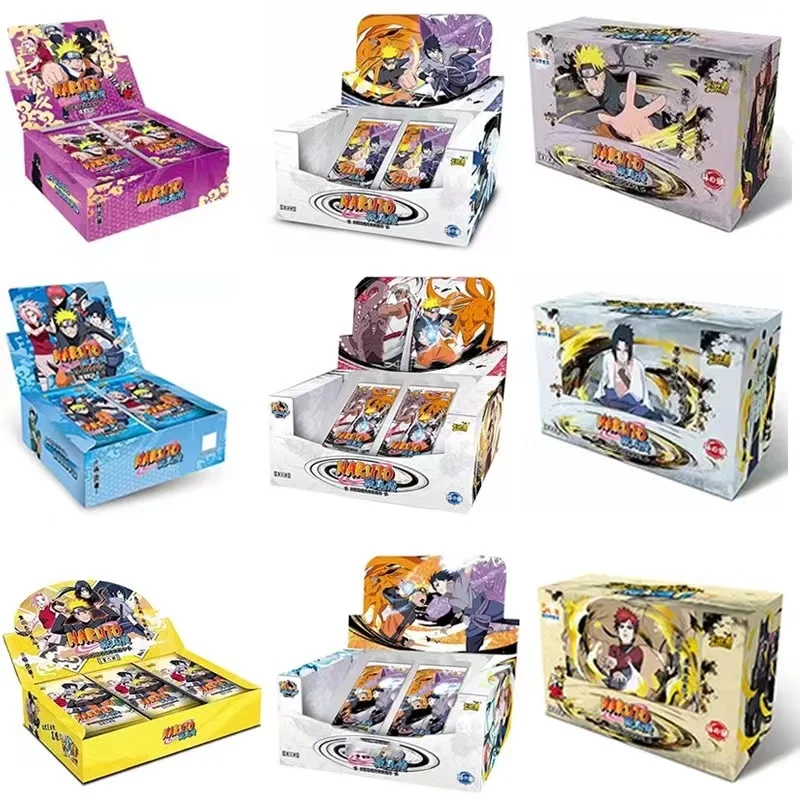 Nowy Kayou Naruto Card T4W6 TCG Ninja Era Booster Box Uzumaki Sasuke Ninja Game Collection Rare Cards Box Anime Kids Toy Gift