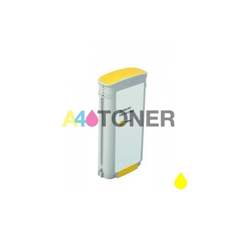 HP 728 / HP728 ink cartridge (F9J65A) yellow compatible A4toner.com