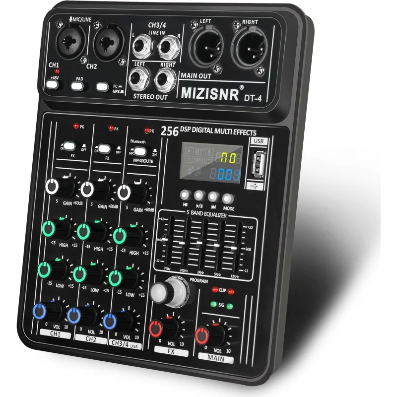 mixer-audio-fuluode-a-4-canali-con-256dsp-e-equalizzatore-a-5-bande-piccola-console-dj-con-alimentazione-phantom-48v-per-karaoke