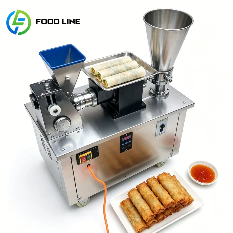 Automatic Ravioli Dumpling Spring Roll Making Machine Filling Forming Production Line Equipment Customized