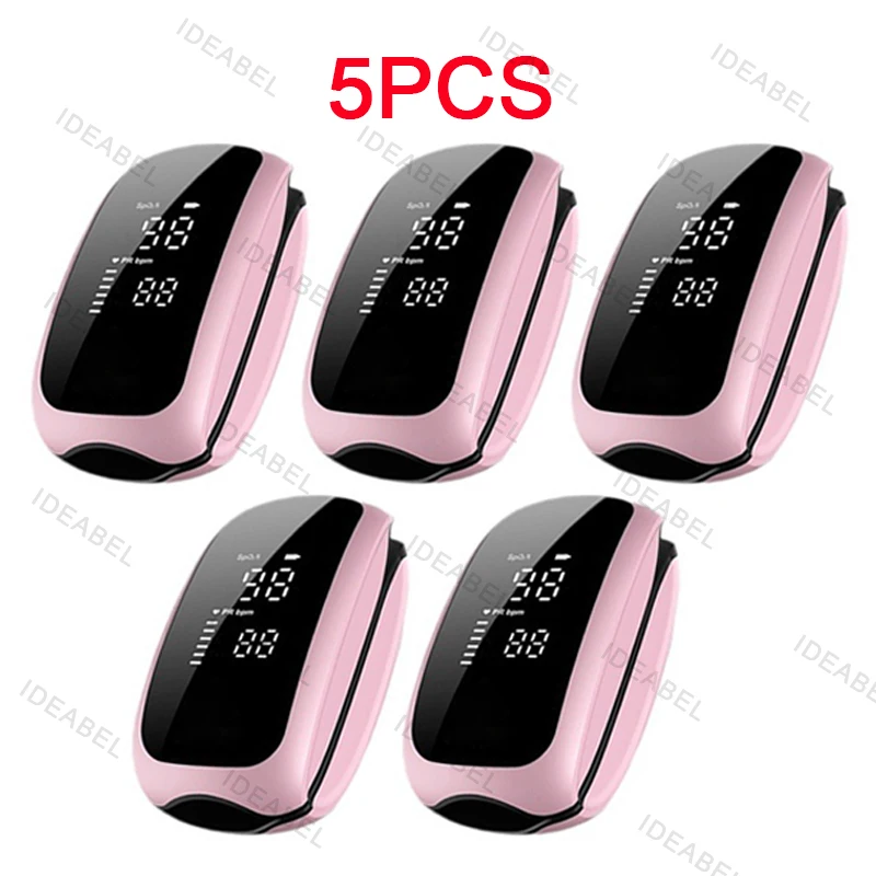 5PCS Medical Finger Pulse Oximeter Saturometer Oxygen Saturation Pediatric Oximetro Heart Rate Health Care Blood Pressure Adult