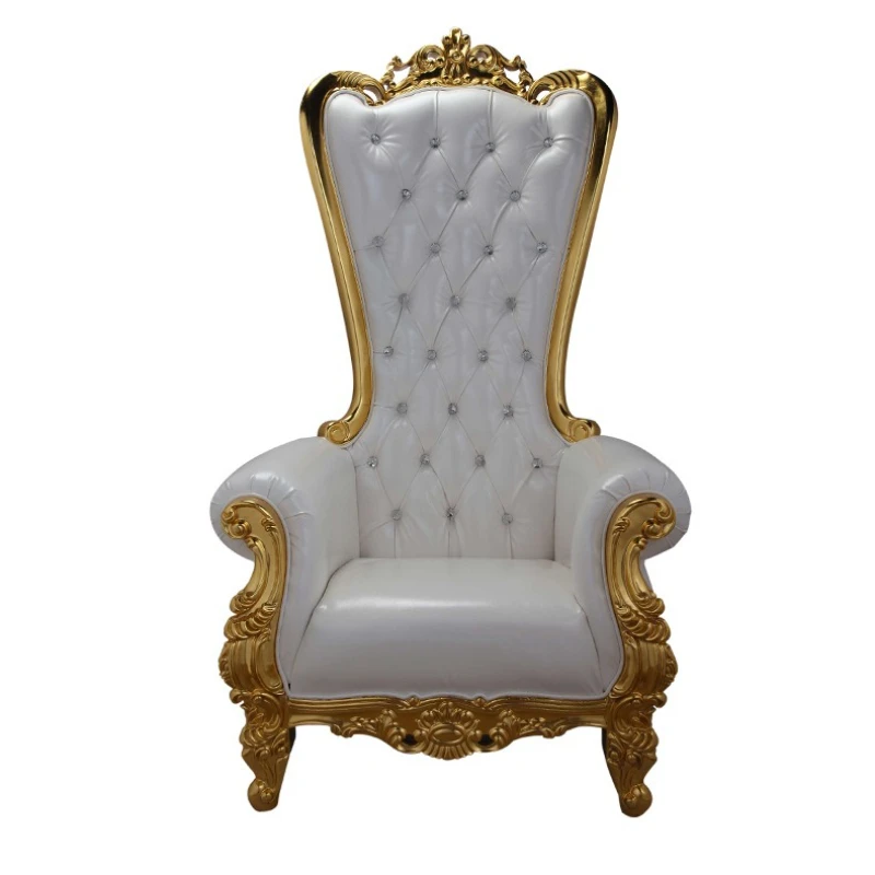 

Wooden Bride and Groom Chair, Image Queen, Classic Princess, Hotel Clubhouse High Back Chair