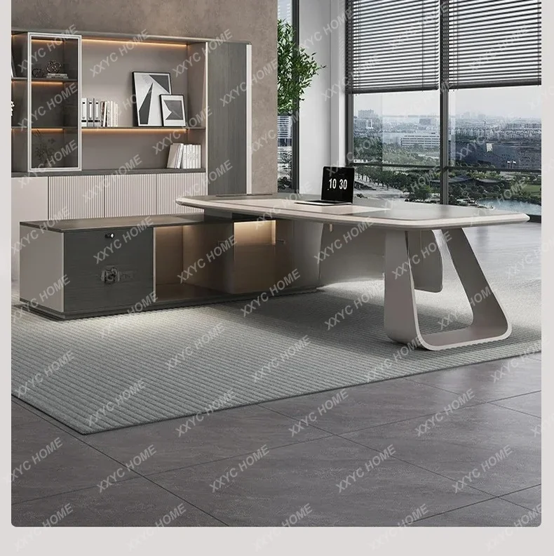 XXLight Luxury Modern Office Desk Boss Conference Asthetic Office Desk Executive Secretary